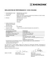 Bac à joint debout