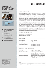 RHEINZINK-PRISMO brushed white+